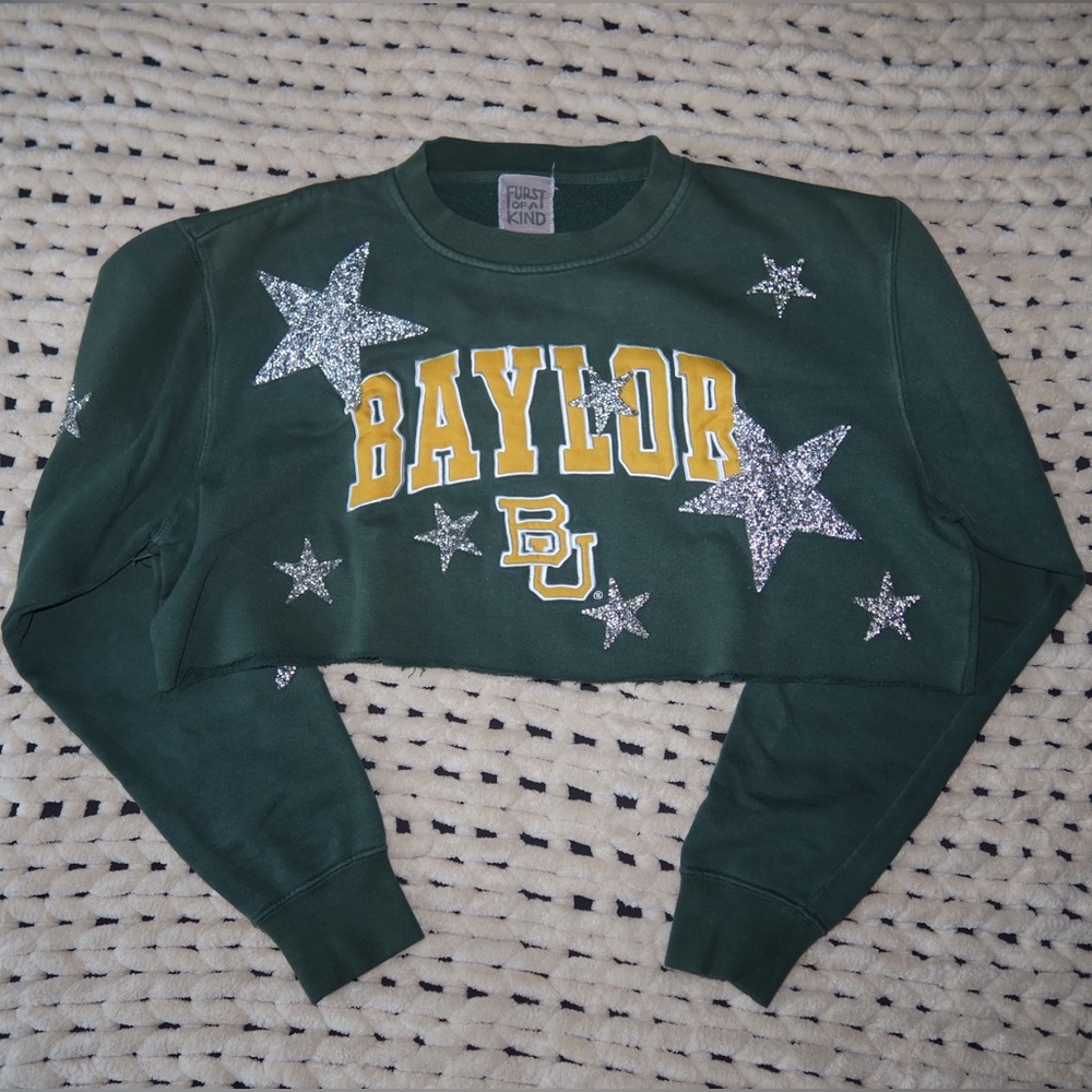 FURST OF A KIND Vintage Baylor Cropped Sweatshirt
#baylor #vintage #BU #stars